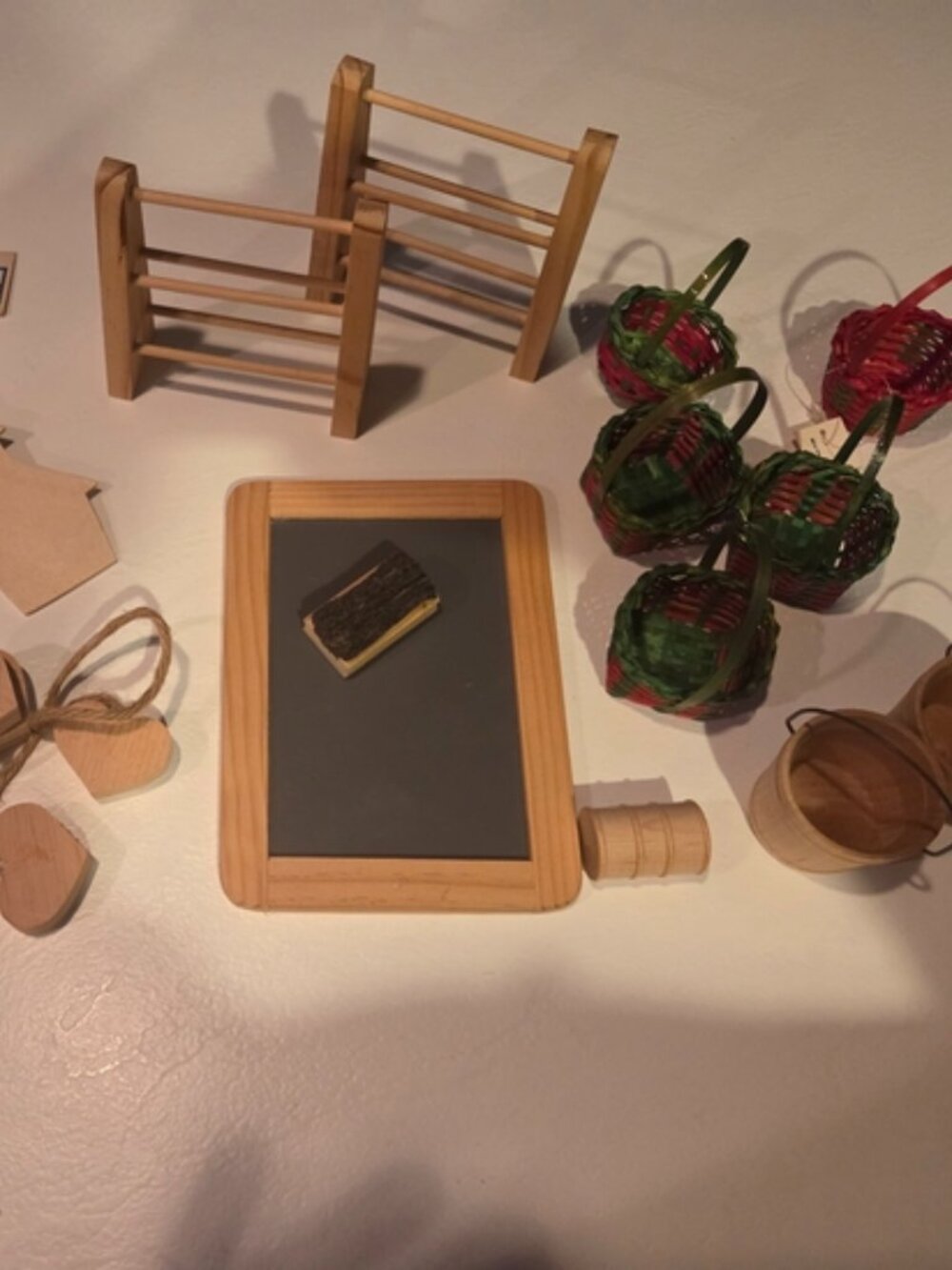 Large Crafter's Bundle of Wooden Items/Baskets  for Ornaments/Creative Art